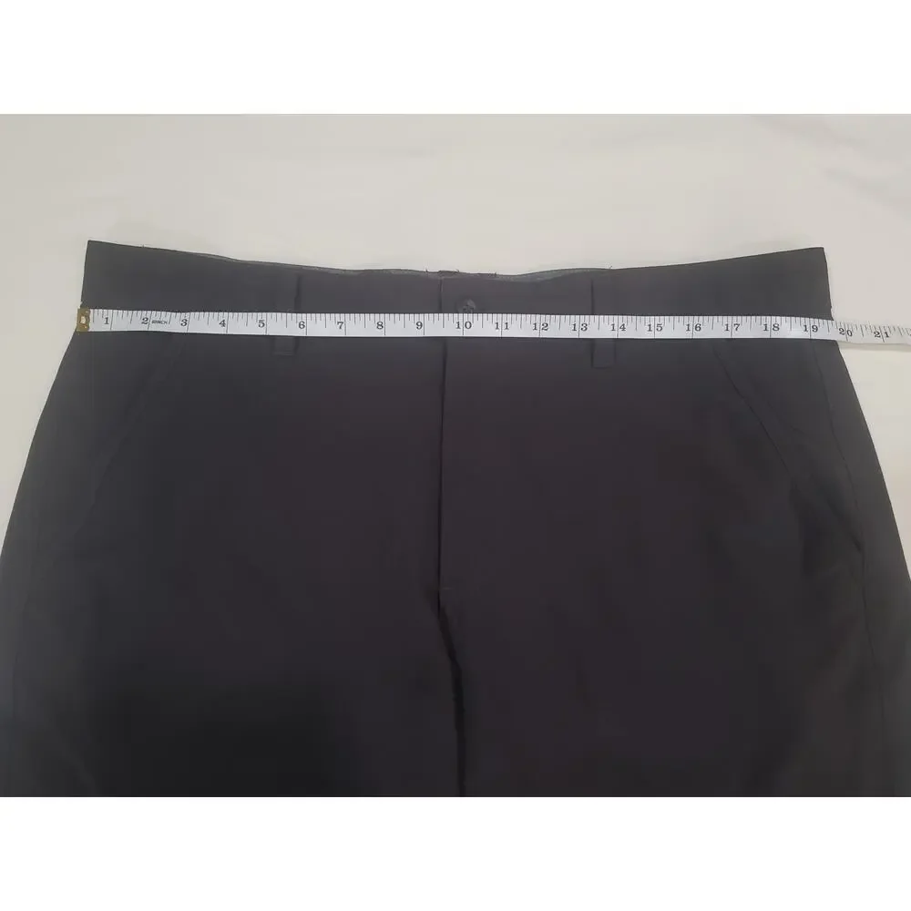 Croft & Borrow Stretch Fabric Quick Dry Light Weight Black Mens Shorts | Size 38